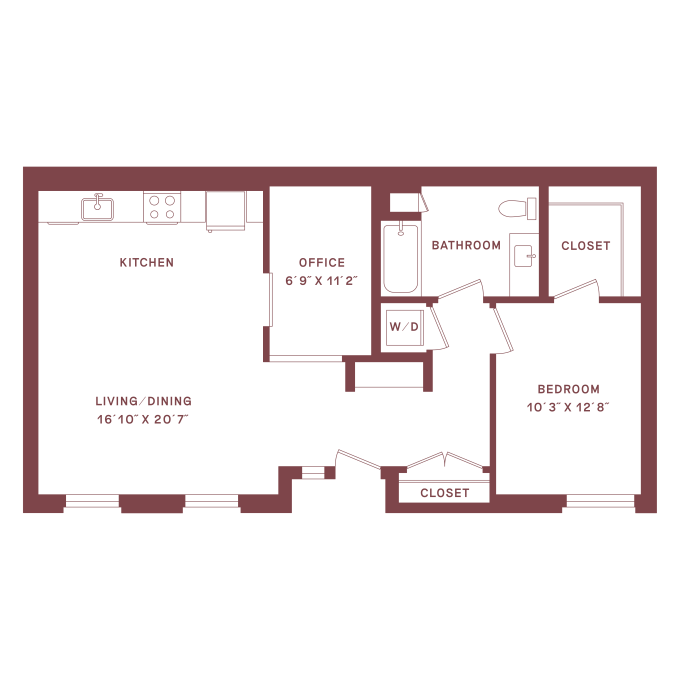 Floor Plan - A1J-W