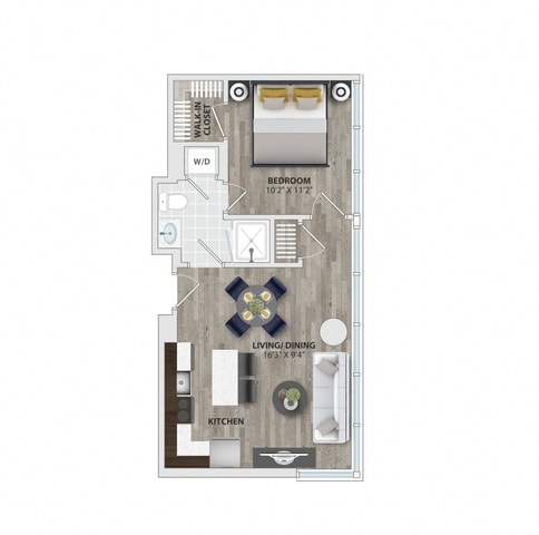 Floor Plan - 1B7