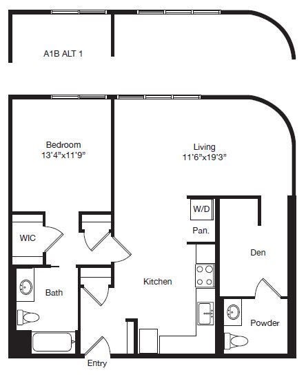Floor Plan - A09 | 1X1