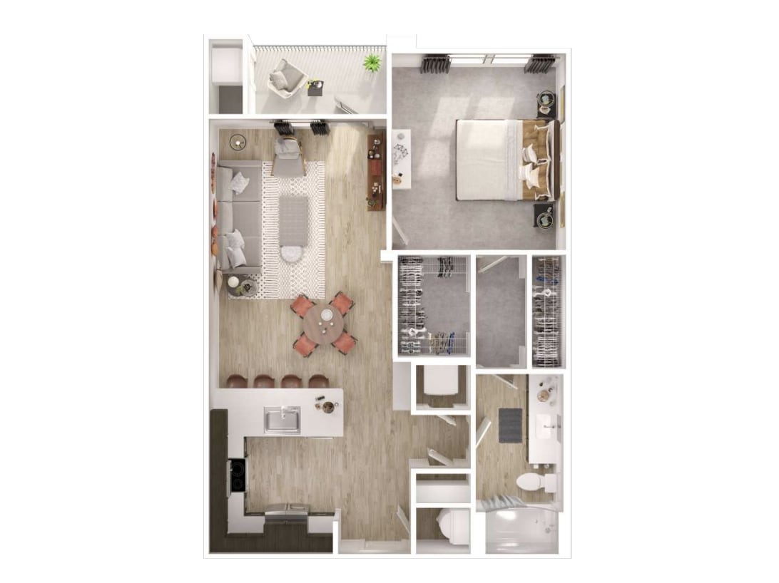 A3.PNG - A3 - One Bedroom, One Bathroom