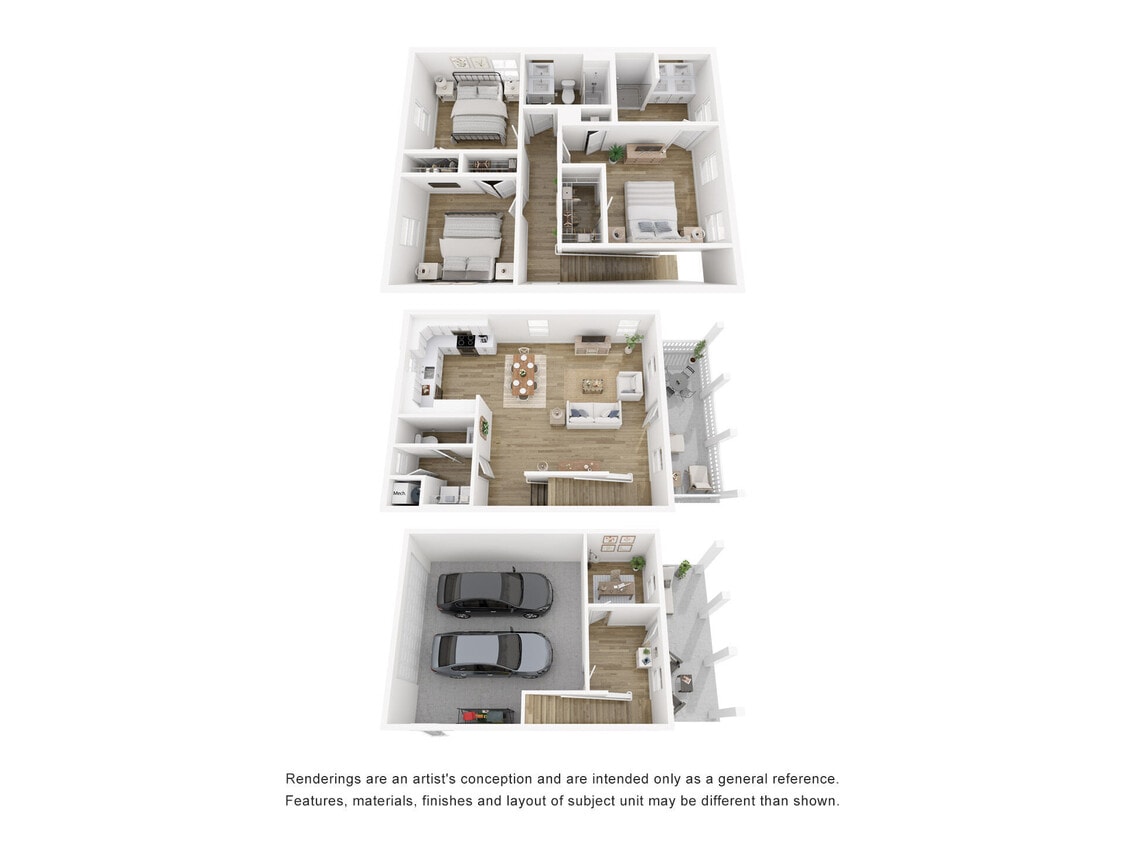 Floor Plan - Cottage C2 + Den