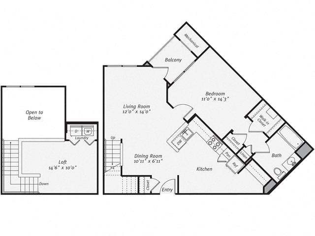 Floor Plan - A5 with Loft