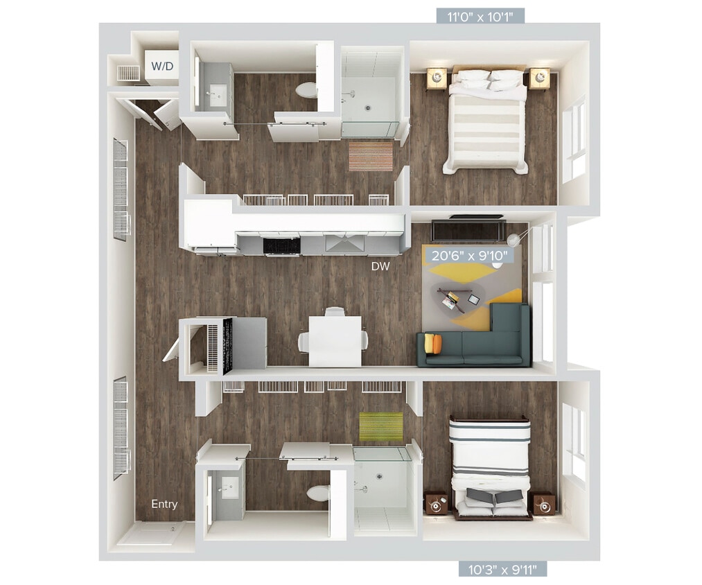 Floor Plan - BM02-976-1006