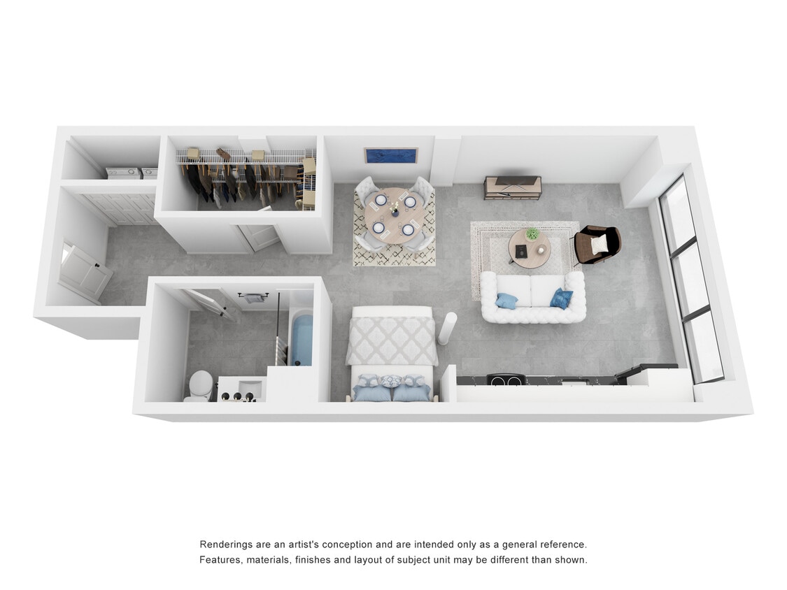 Willa - 1 Bed, 1 Bath, 709 sq. ft. - Willa