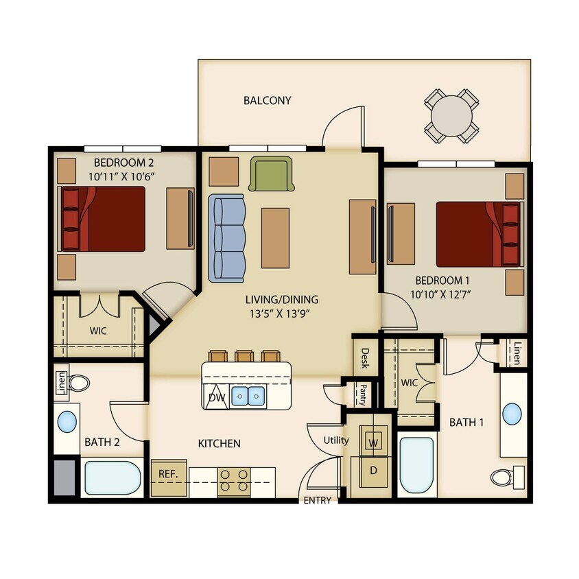 TruNorth Floor Plan B2 - B2