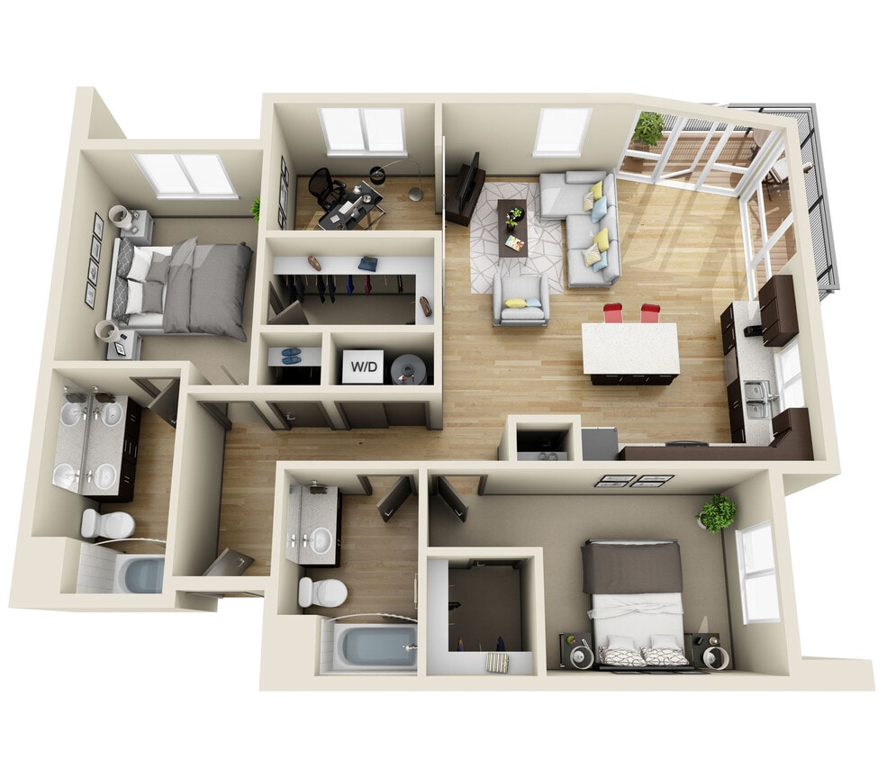 Floor Plan - 2B