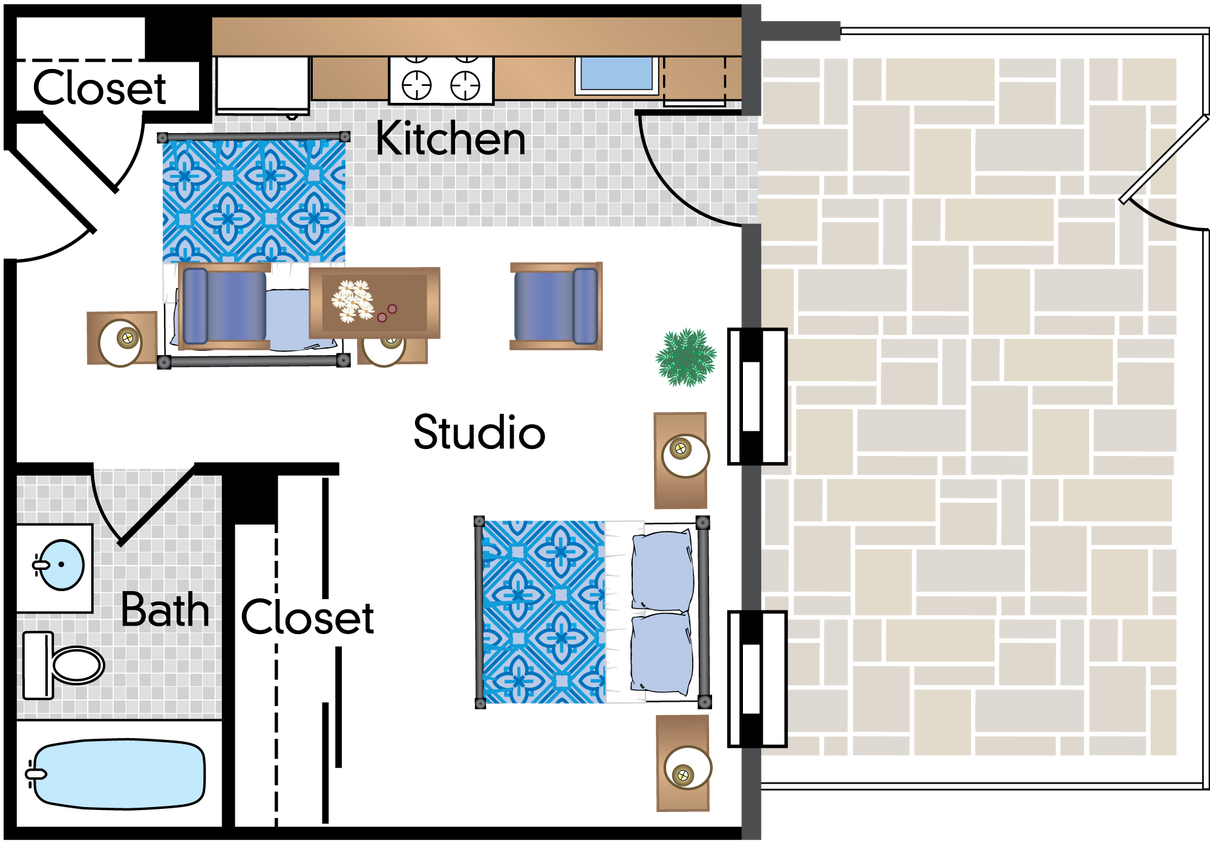 Floor Plan - Studio #3
