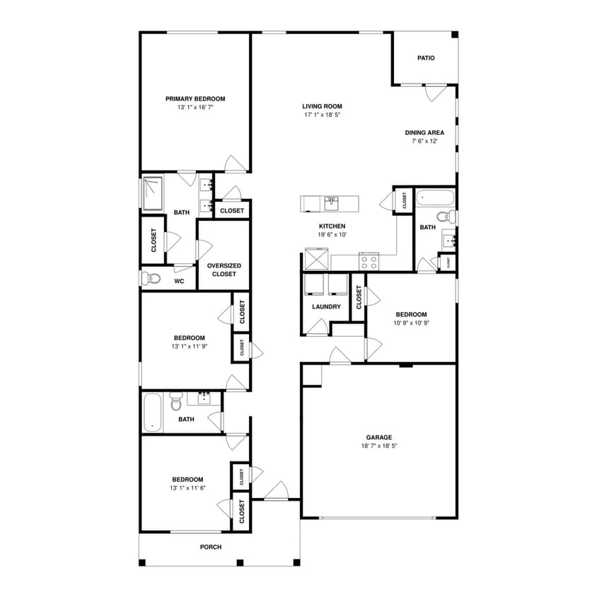 Floor Plan - Plan 1