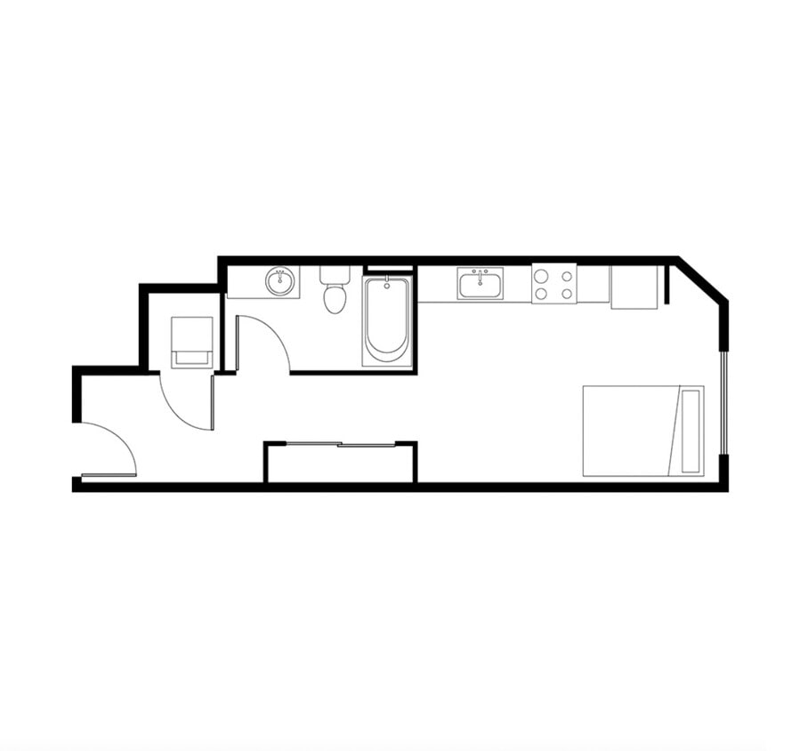 Floor Plan - Studio B MFTE APPLICANTS ONLY