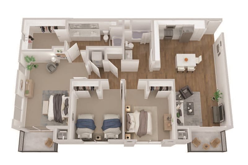 Floor Plan - 3x2