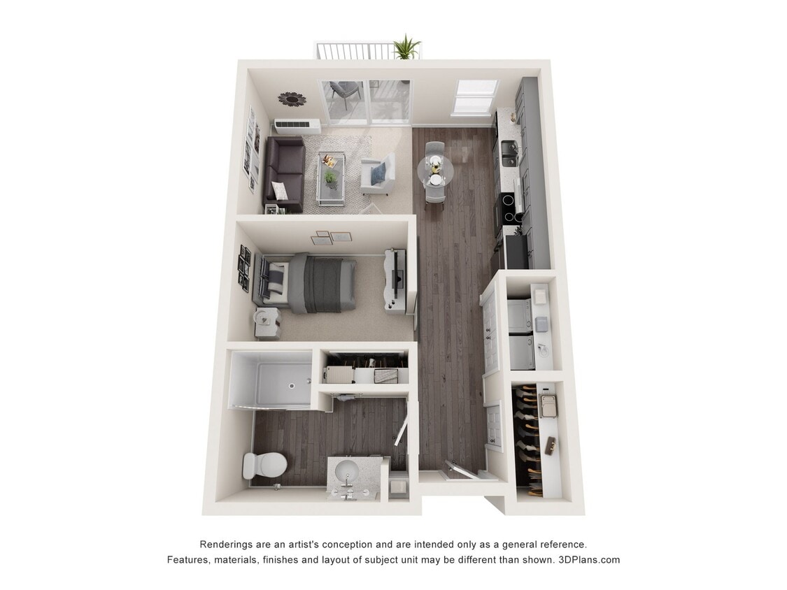 Floor Plan - Studio - 60%